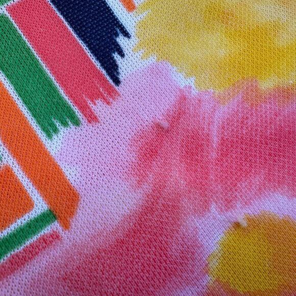 Vintage 1970’s Zip Front Double Knit Robe / Mumu - Picture 5 of 6